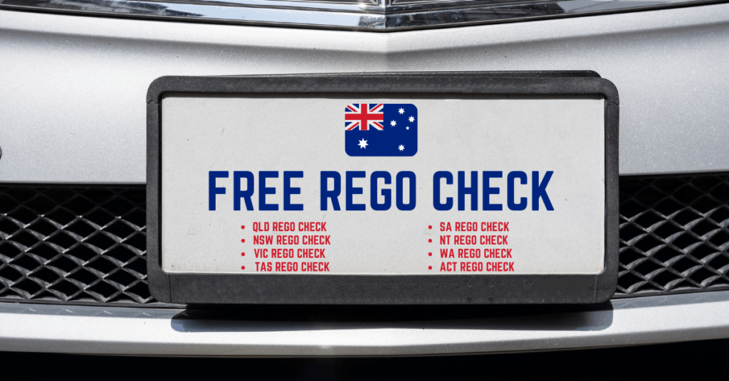 Check My Car Rego Online