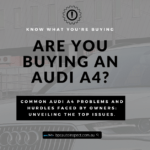 Audi A4 with text, common audi a4 problems.