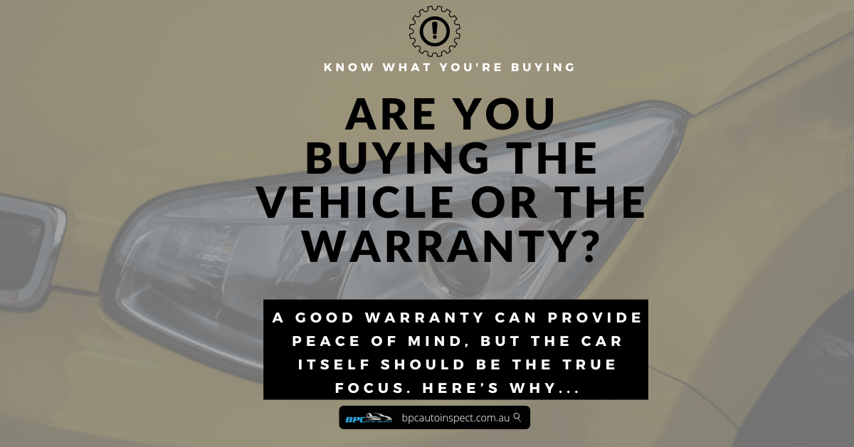 Are You Buying The Vehicle Or The Warranty?
