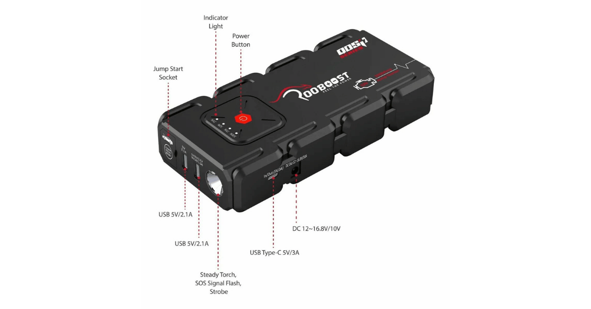 Rooboost RB-2000 Jump Starters