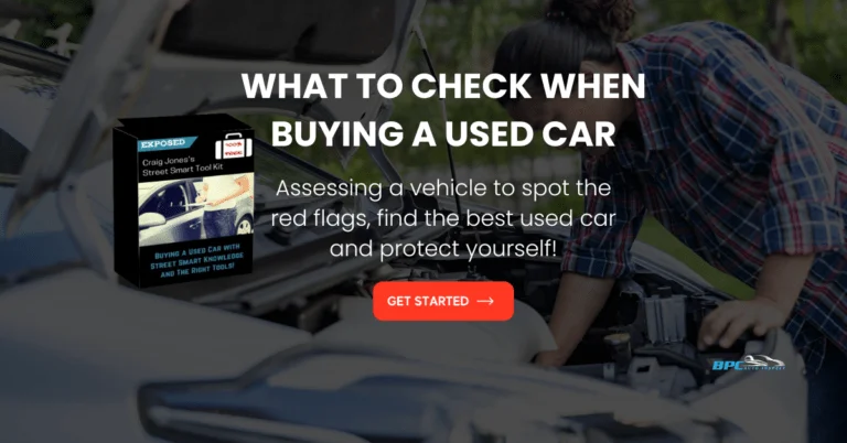 What to check when buying a used car in Australia for red flags.