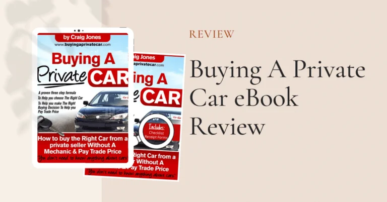 Buying A Private Car eBook Review - Craig Jones